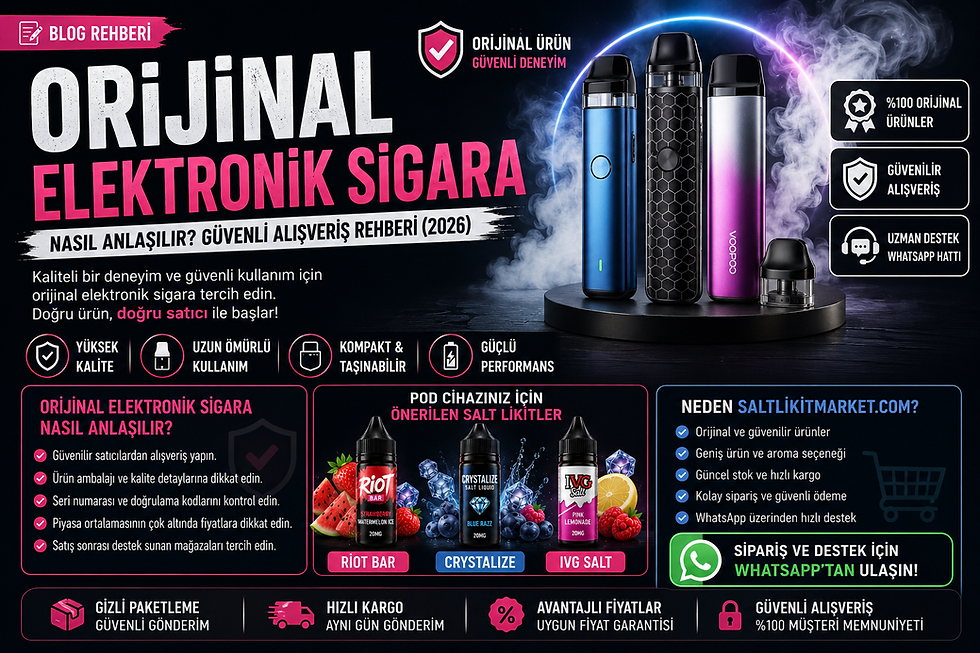 Orijinal Elektronik Sigara