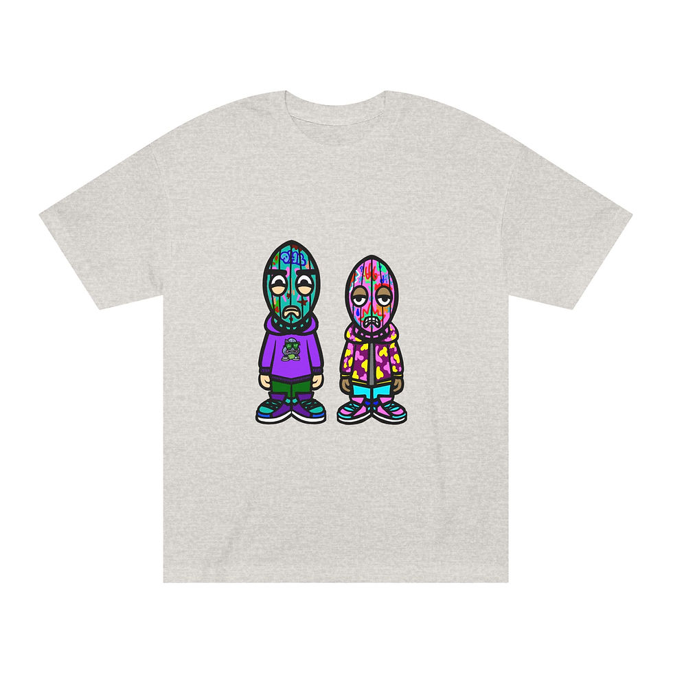 Thumbnail: Vibrant Graphic Unisex Classic Tee - Fun Character Design
