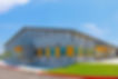 Completed metal building in Texas