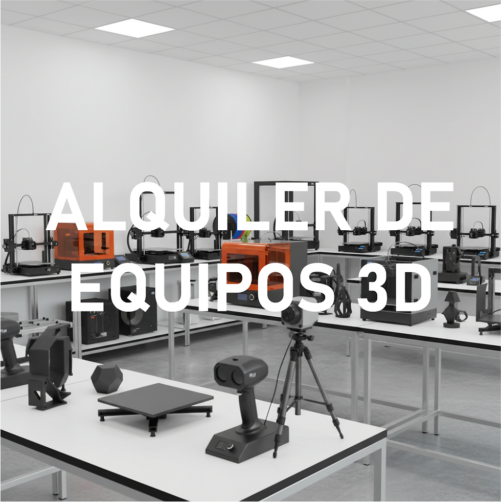 Alquiler de equipos 3D