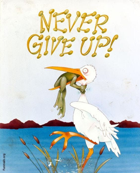 DEAR TEACHERS - DON'T GIVE UP