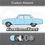 Thumbnail: 1960-63 ford Falcon 4 door Sedan Art for T-Shirt Hoodie Mug Hat Sticker Print