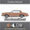 Thumbnail: 1978-80 Chevy Chevrolet Monte Carlo Art for T-Shirt Hoodie Mug Sticker Print Cap