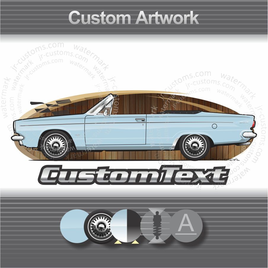 1963 63 Dodge Dart GT Convertible 273 LA V8 Art for T-Shirt Hoodie Mug Sticker