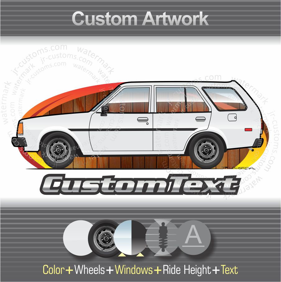 1978 79 80-1986 mazda GLC familia 323 wagon 1.4 de luxe art for T-Shirt Hoodie