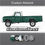 Thumbnail: 1961-66 F-250 F250 Long Bed 4x4 highboy ford Pickup Truck art forT-Shirt Mug Hat