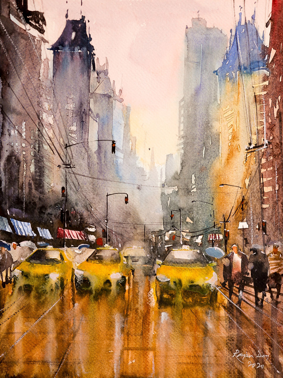 Spain_03, Original Watercolor, 24x32 CM