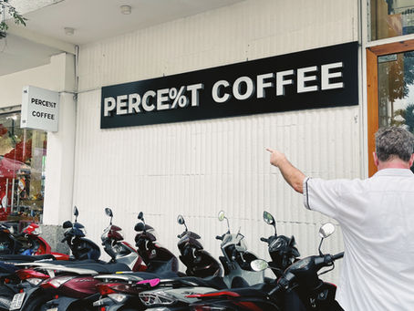 Perce%t coffee - A super beautiful deadline coffee shop in District 1 for young people