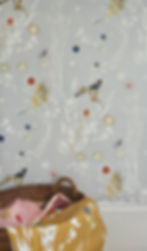 Thumbnail: Blackbirds & Bindweed Fine Wallpaper (10 yard roll)