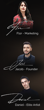 Screenshot of a man in a dark shirt presenting text or visuals during an online call, with a black background.