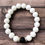 Thumbnail: White Jade & Lava Rock Diffuser Bracelet