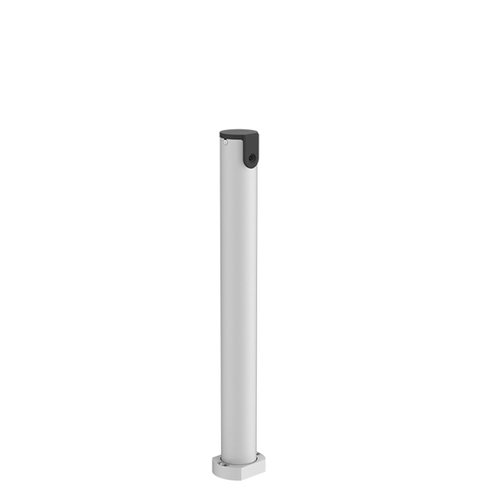 Parabit Surveillance Camera Housing 18 inch round curved Counter or Turnstile mount fisheye for MARCH networks, axis communications, Verint, Hanwha Techwin, Avigilion, InVid, and more camera sensors