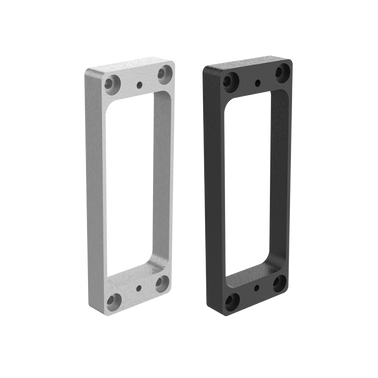 A braçadeira de 1/2" integra-se facilmente a qualquer um dos leitores Parabit, com um design durável e resistente. Disponível nas cores padrão preto e prata.
