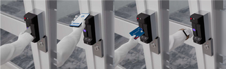 Die beste verfügbare Zutrittskontrolllösung mit Magnetstreifen, NFC und BLE für Geldautomaten/ITM-Bereiche mit Erkennung von Herumlungern