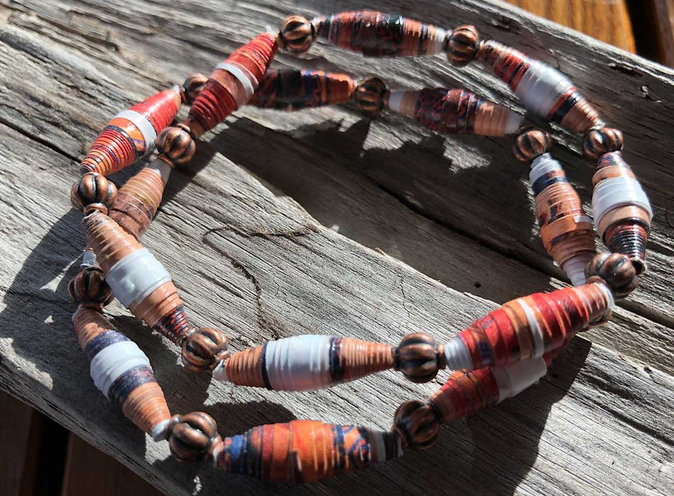 Miniaturbild: Armband aus Papier "dune"