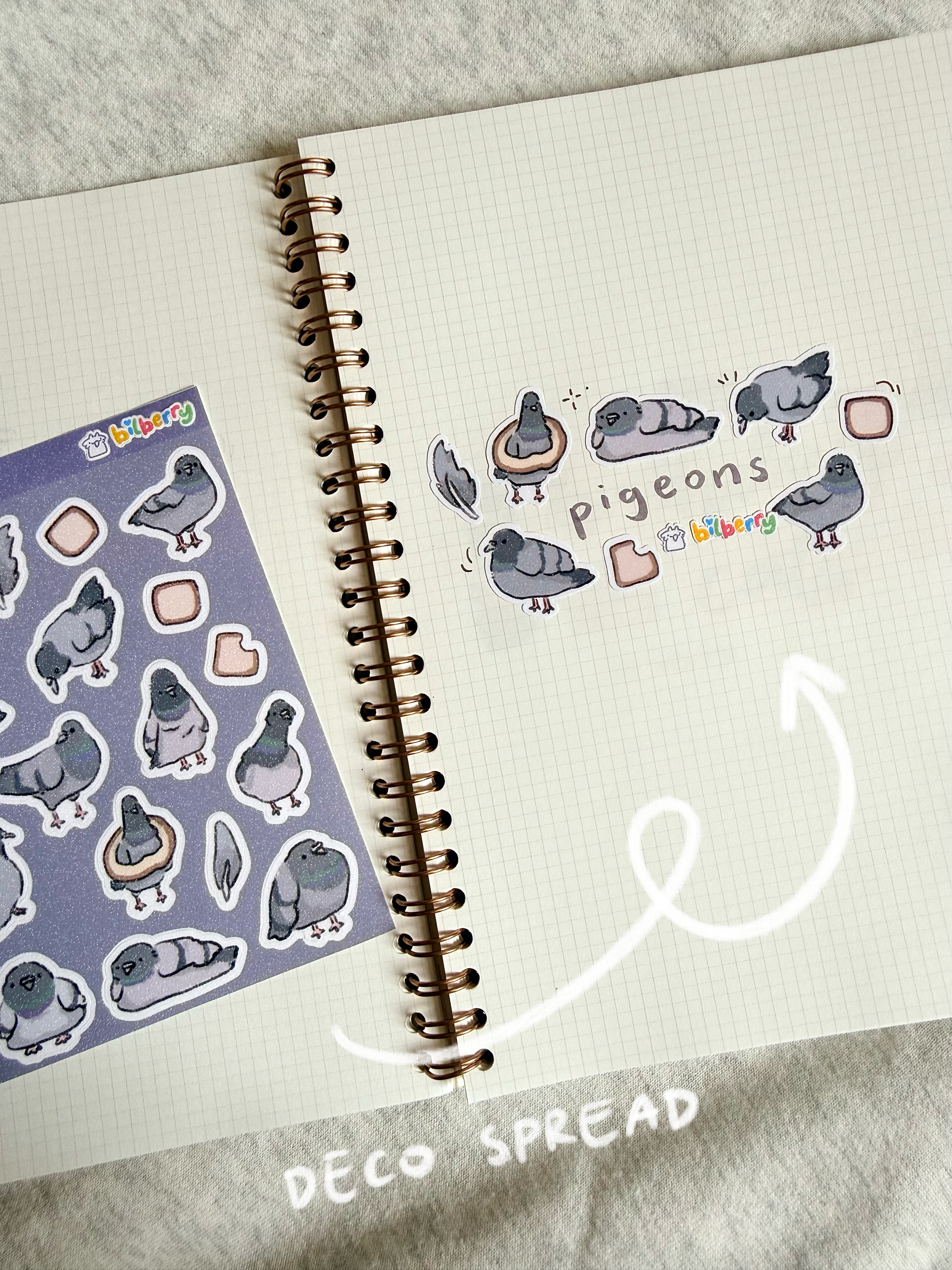 Pigeons Sticker Sheet