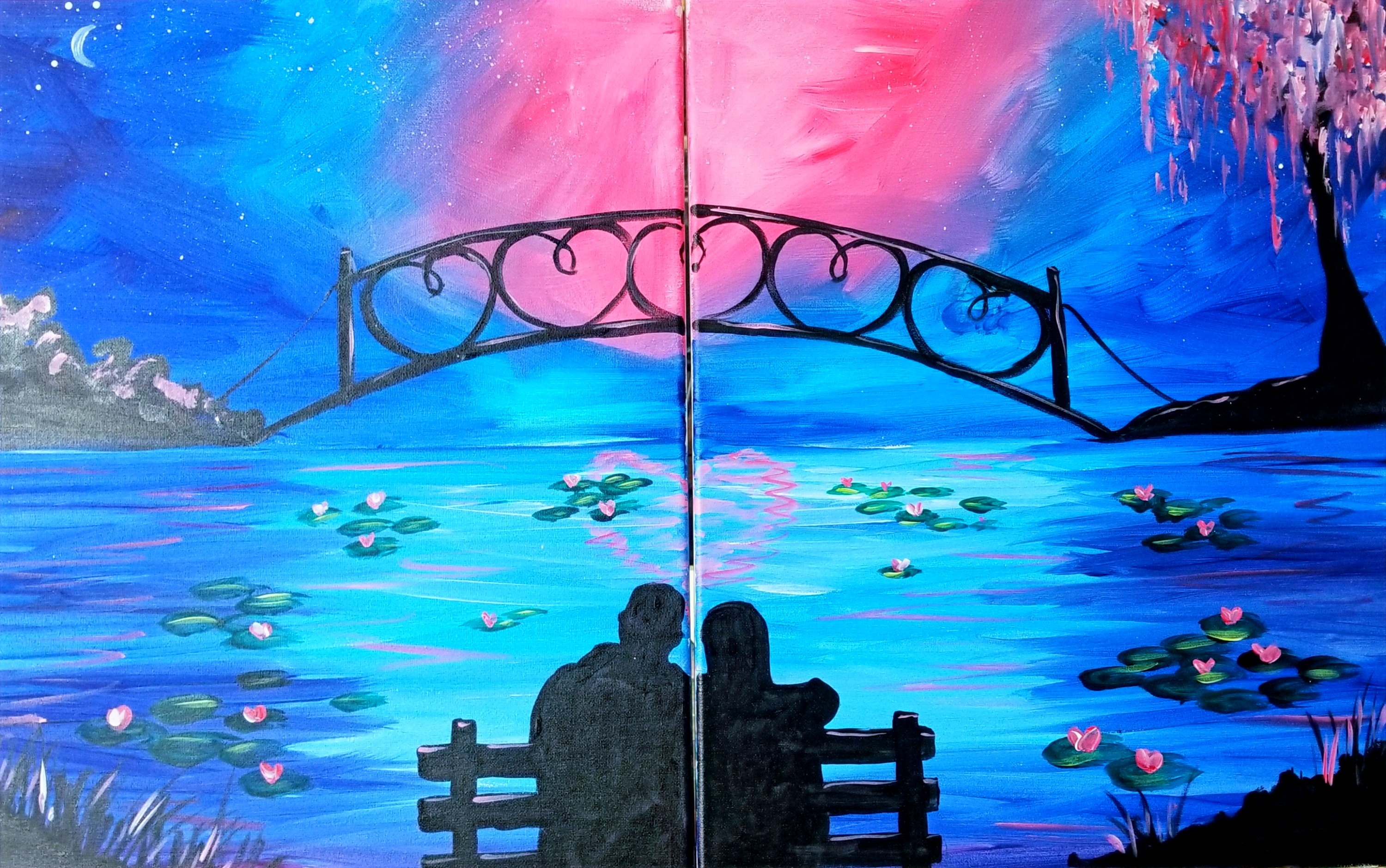 Couples Paint Night with Fire Thyme Sweet Treats ( Groupon Not Accepted)