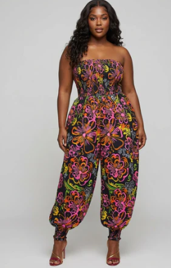 Ankara 2 piece tube top genie pants