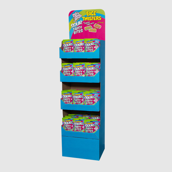 Sour Taffy Bites 3.5 oz 48 ct Floor Shipper