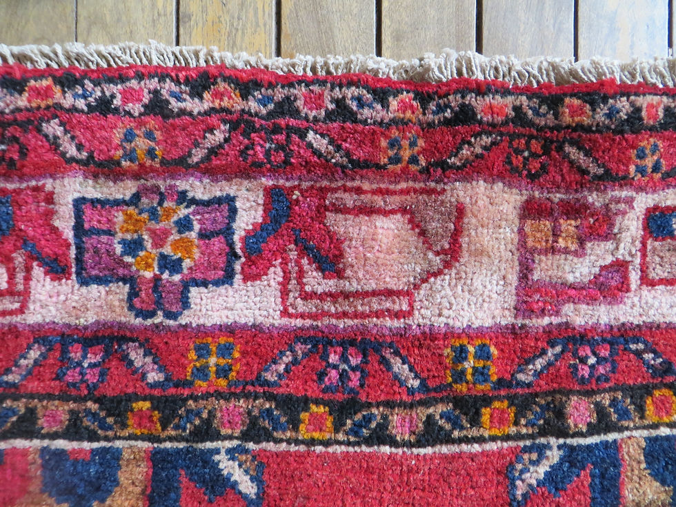 Thumbnail: 5 x 10 Hand Tied Persian Shahsaven Rug