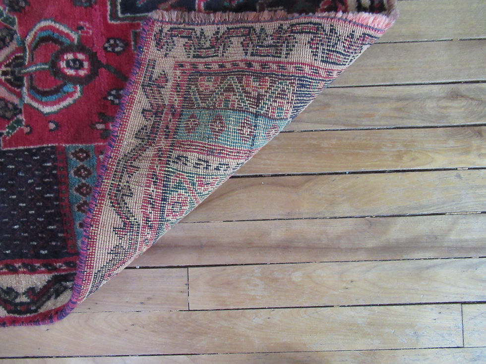 Thumbnail: 4 x 5.5 Hand Tied Persian Khamseh Rug