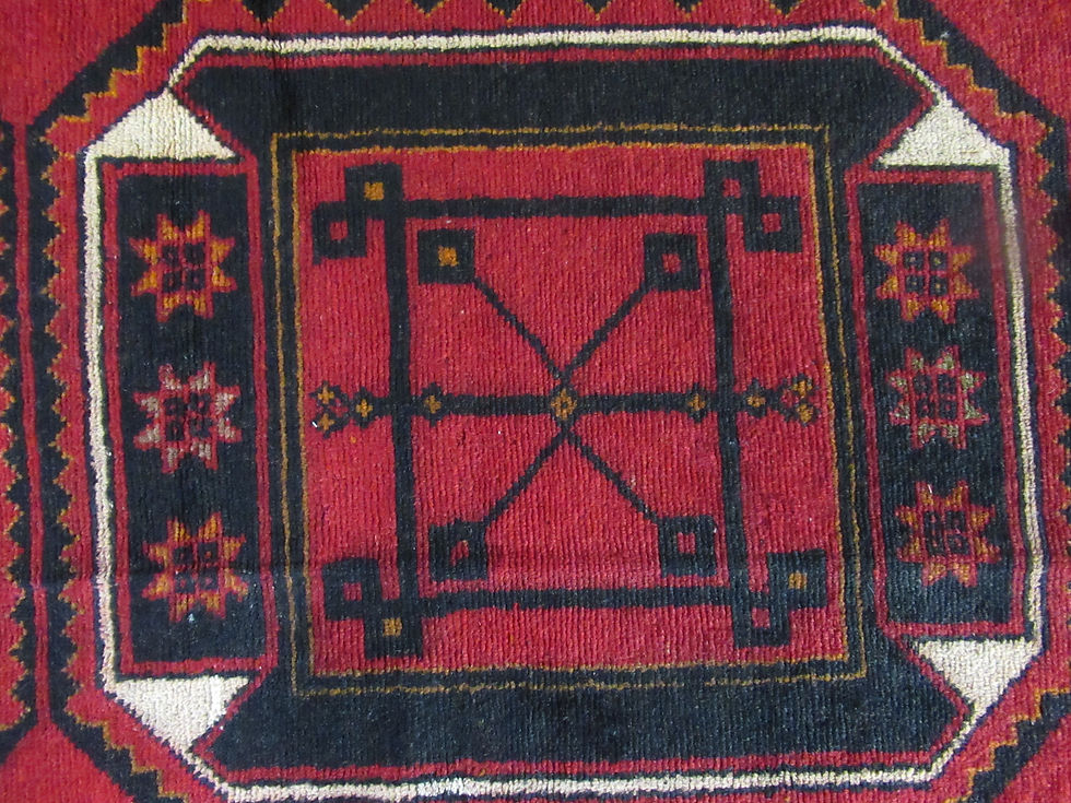 Thumbnail: 3.5 x 11 Hand Tied Afghanistan Rug