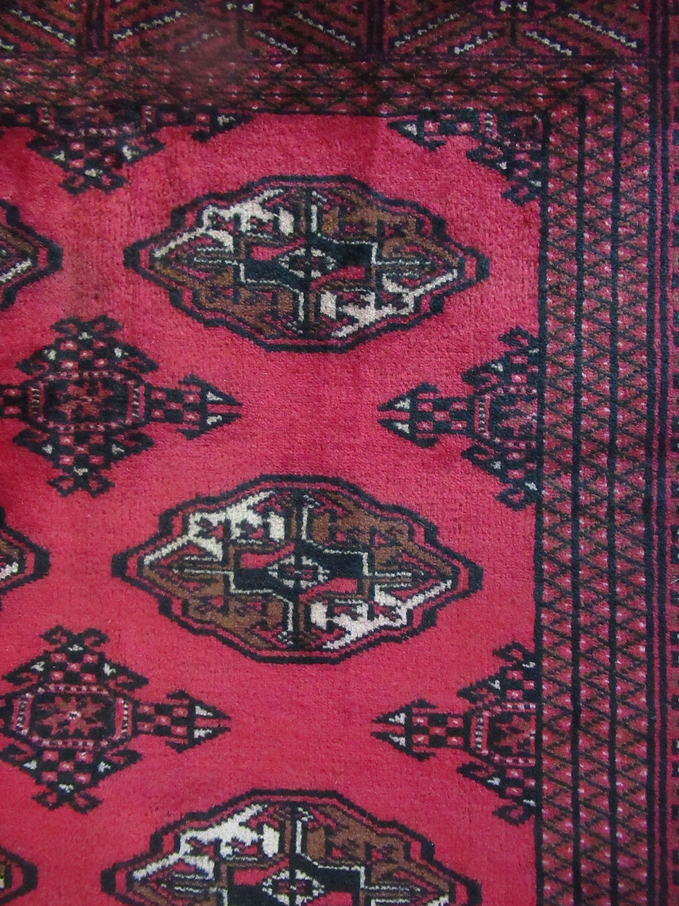 Thumbnail: 7 x 9.5 Hand Tied Turkoman Tekke Rug