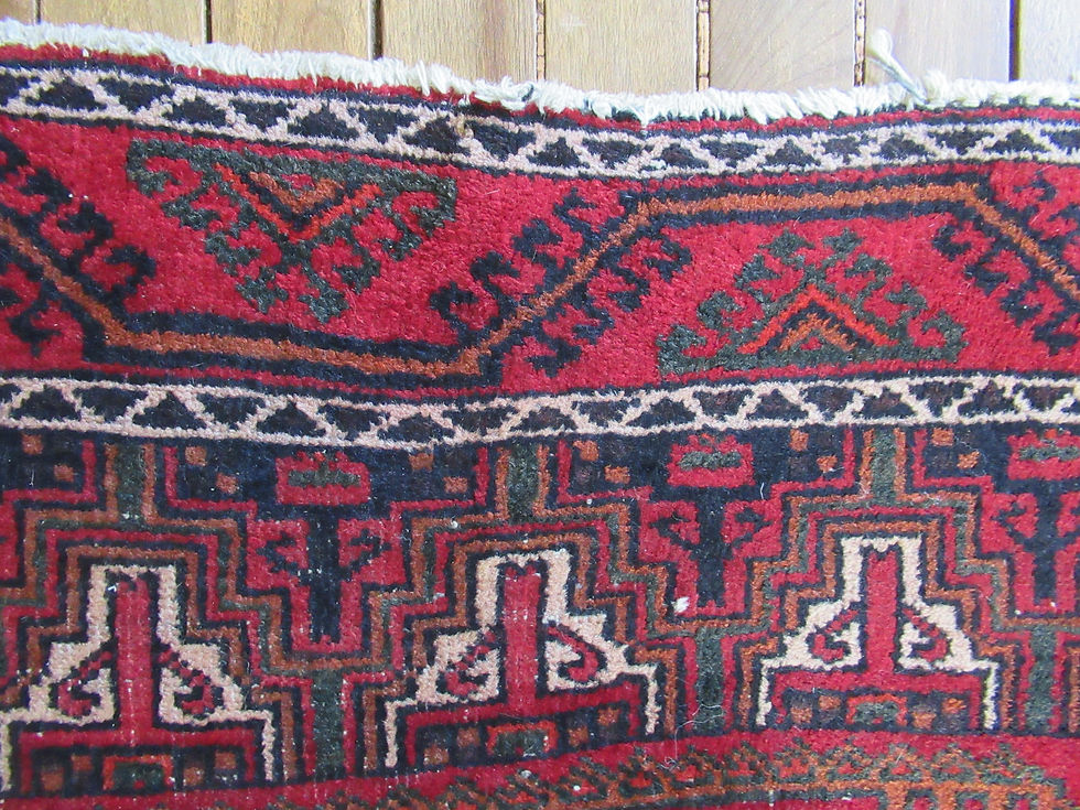 Thumbnail: 4 x 8 Hand Tied Salar Khan Baluch Rug