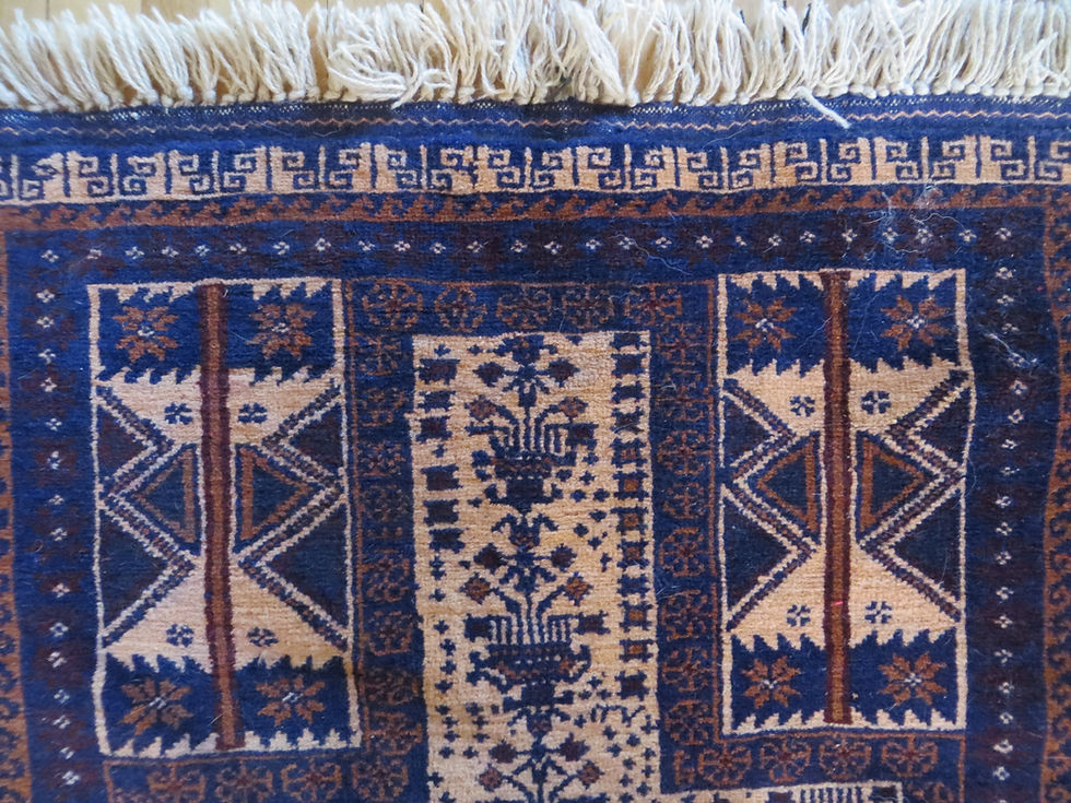 Thumbnail: 2.5 x 4.5 Hand Tied Baluch Prayer Rug