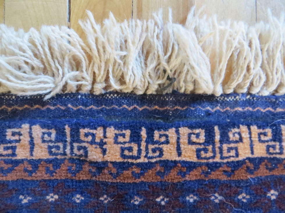 Thumbnail: 2.5 x 4.5 Hand Tied Baluch Prayer Rug