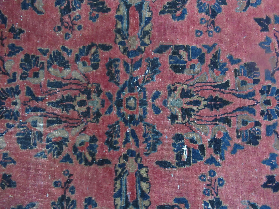 Thumbnail: 3.5  x 4.5 Hand Knotted Persian Sarouk Rug