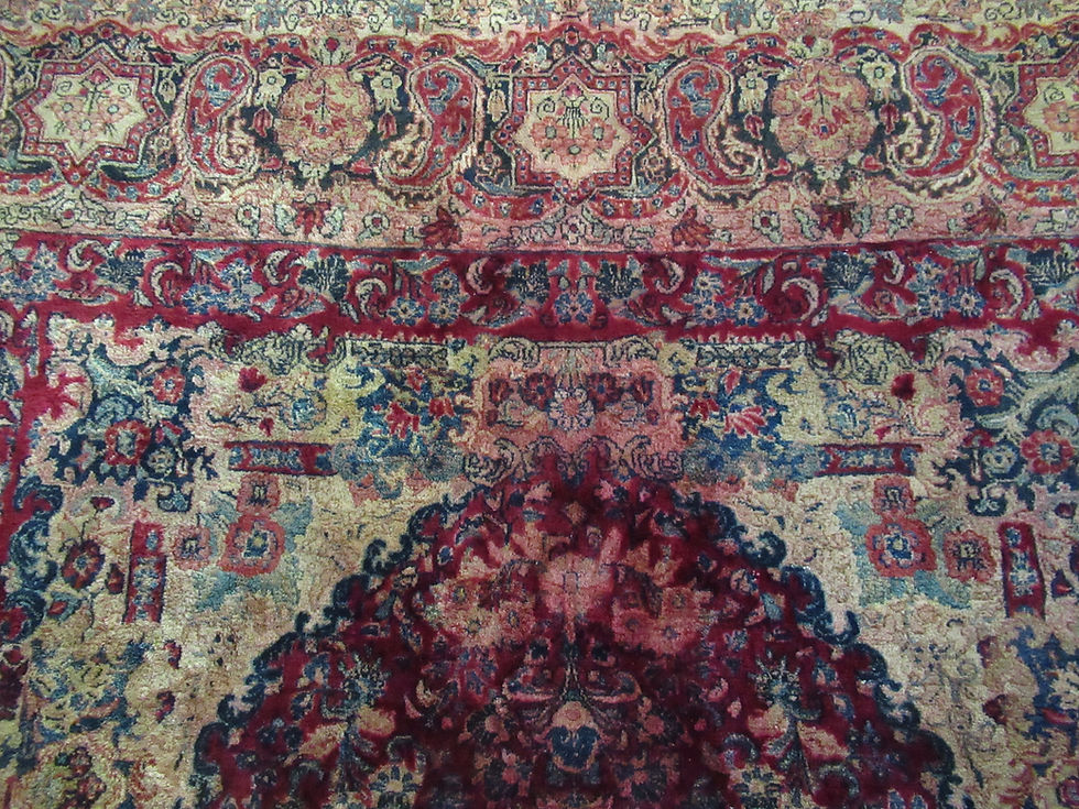 Thumbnail: 8 x 10 Hand Knotted Persian Lilihan Rug