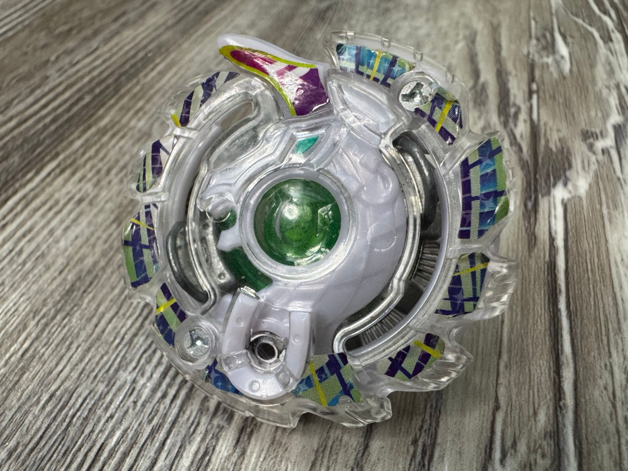 Beyblade Burst Dual Layer B-56 Unlock Unicorn Down Needle
