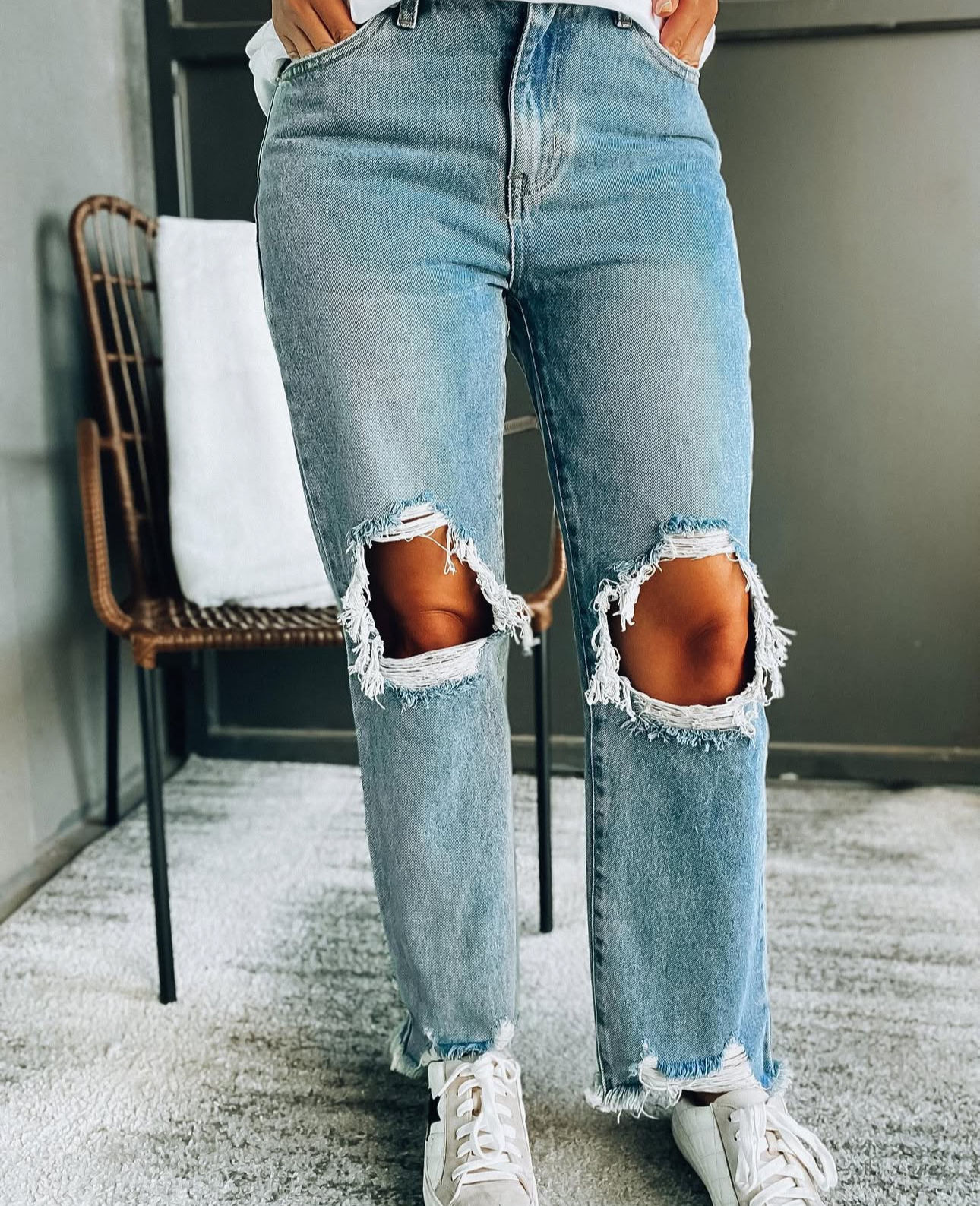 Denim Boyfriend Jeans 