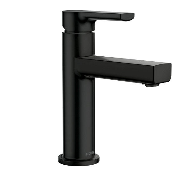 Rinza Matte Black One-Handle High Arc Bathroom Faucet - 84627BL