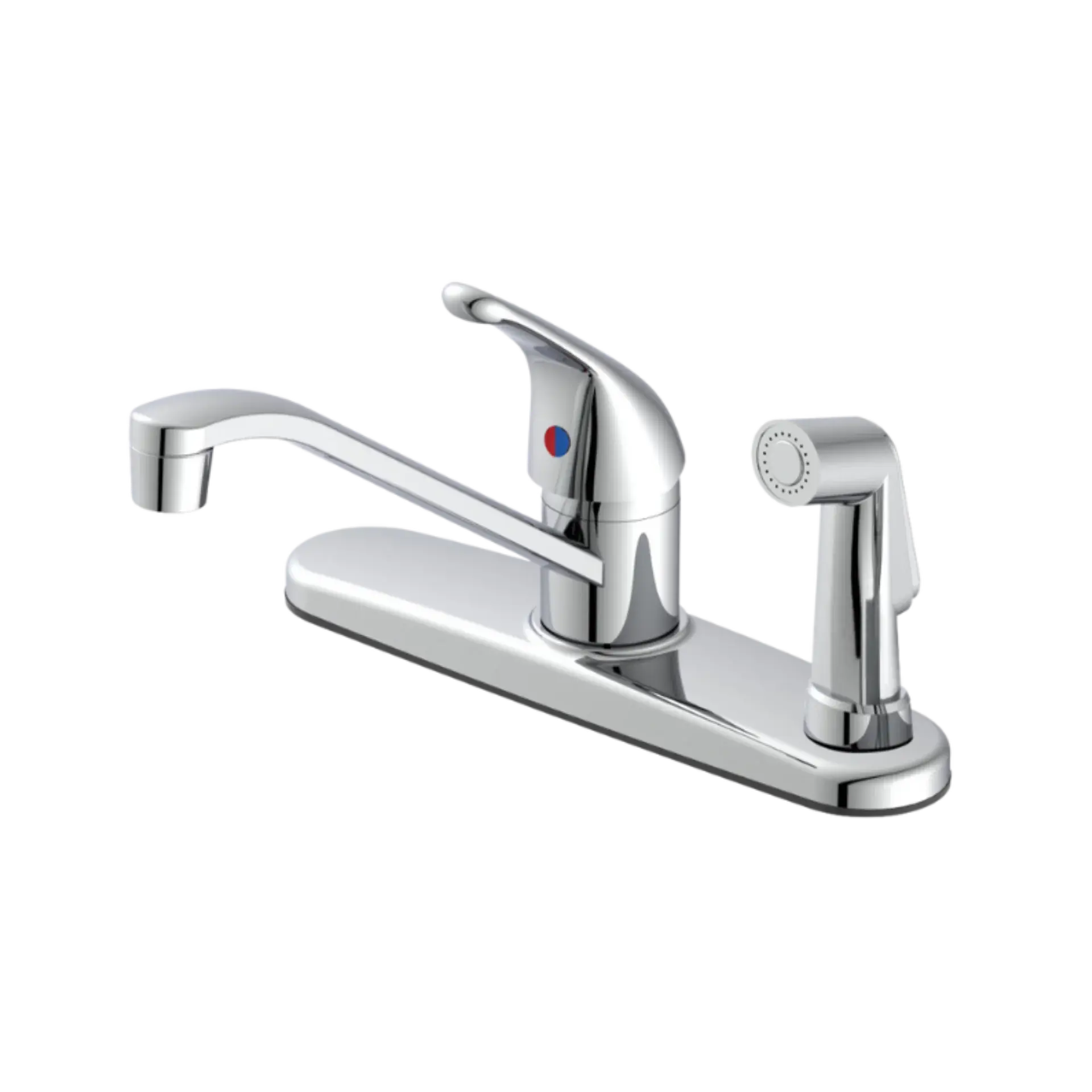 Essenta Single Handle Kitchen Faucet W/Deckplate and Side Spray