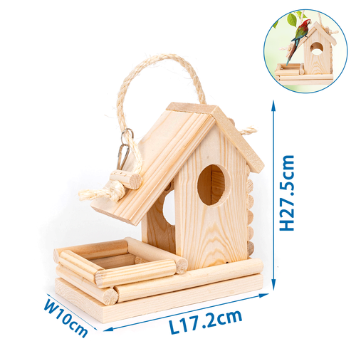 Nobleza Wood Bird's Nest Pet Supplies Malta