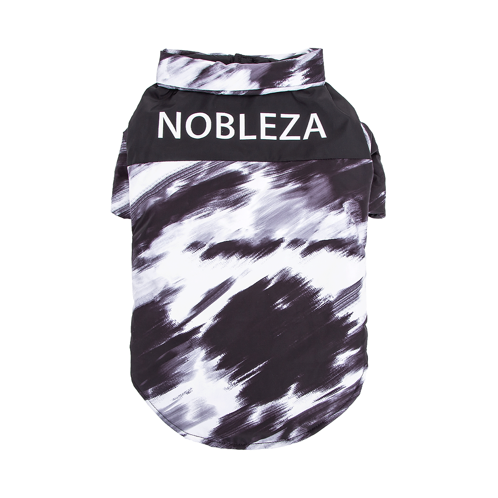 Thumbnail: Nobleza Natural style printed cotton pet coat
