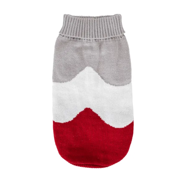 Thumbnail: Nobleza Turtleneck ripples pet sweater