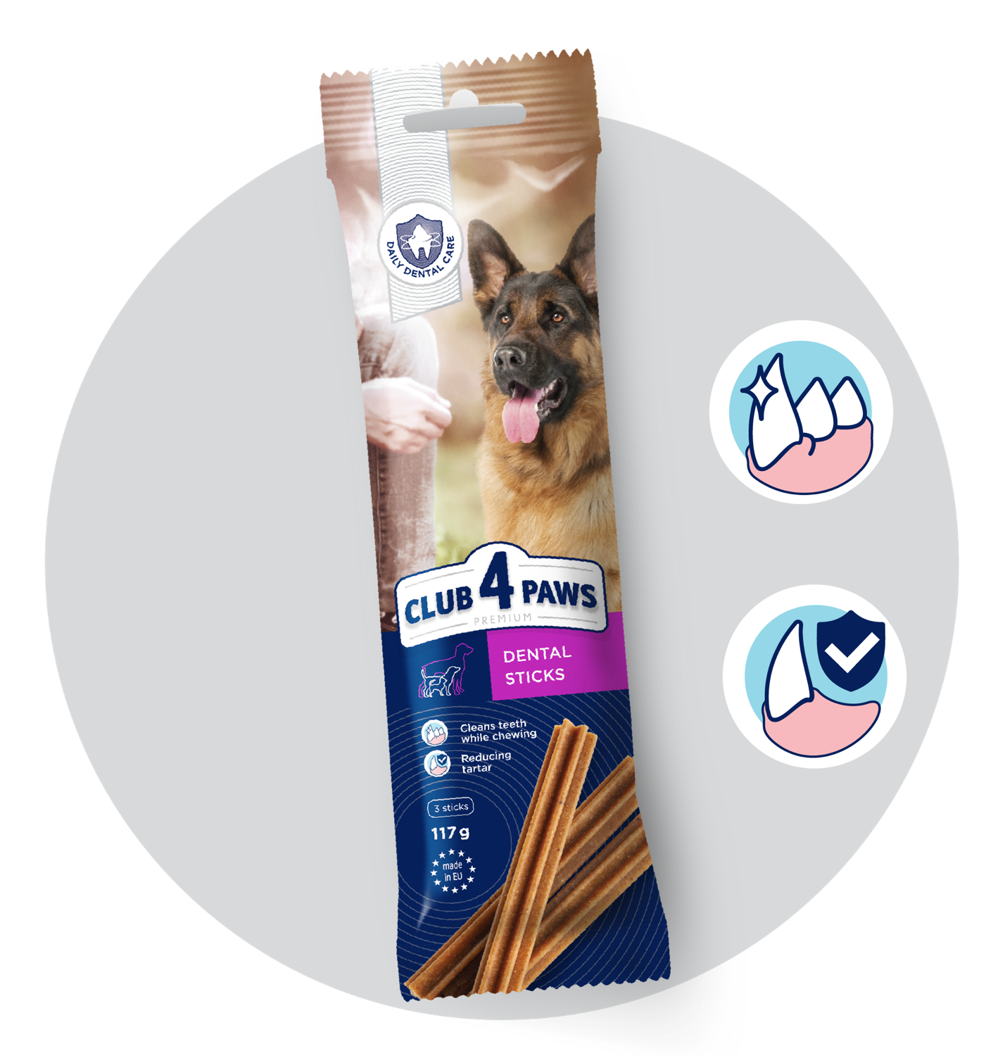 CLUB 4 PAWS PREMIUM DENTAL STICKS
