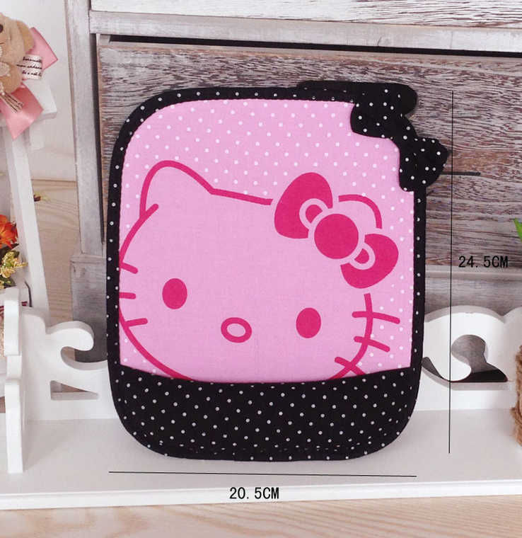 Thumbnail: Hello Kitty Black Pink Mouse Pad