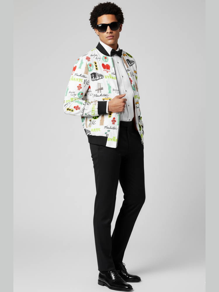 Thumbnail: Limited Edition Jacket Manhattan Mosaic Sunset – BYMANYC ® New York