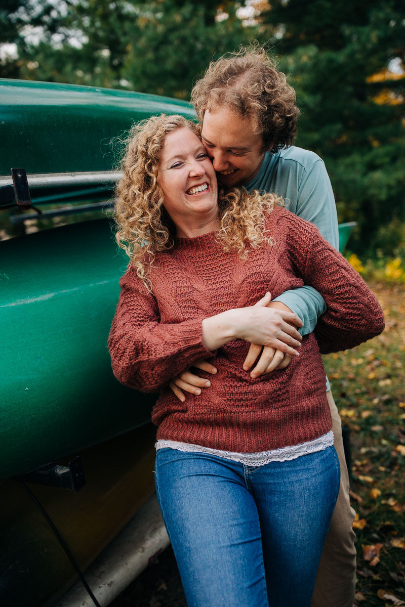 Madison, Wisconsin engagement photographer at Olin Park