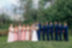Wedding party portraits at the Florian Event Venue