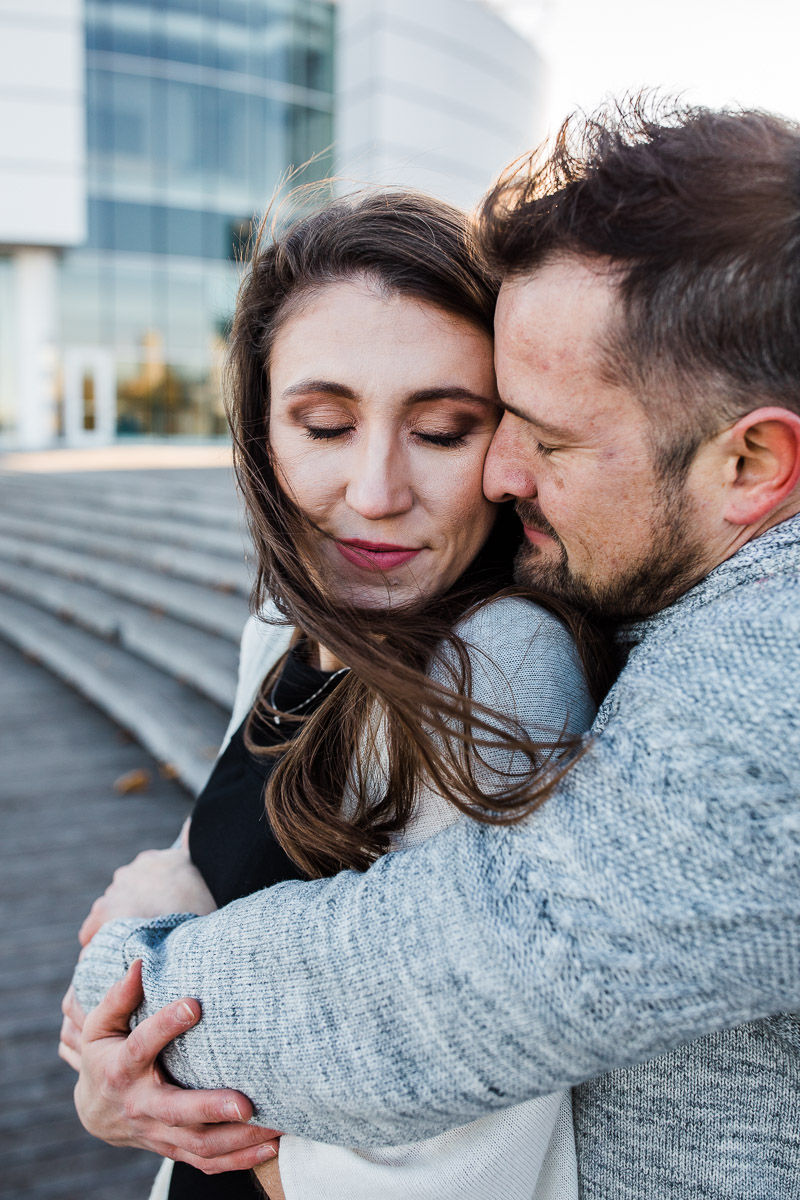 Downtown Milwaukee Engagement session.