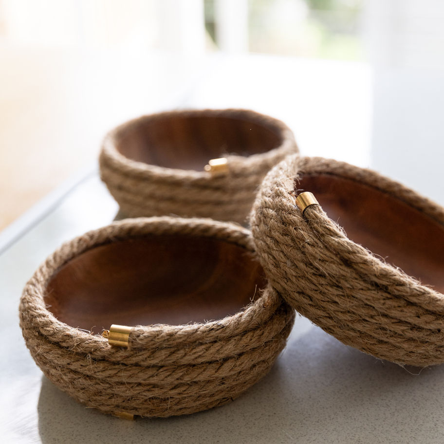 Small Bamboo Bowls