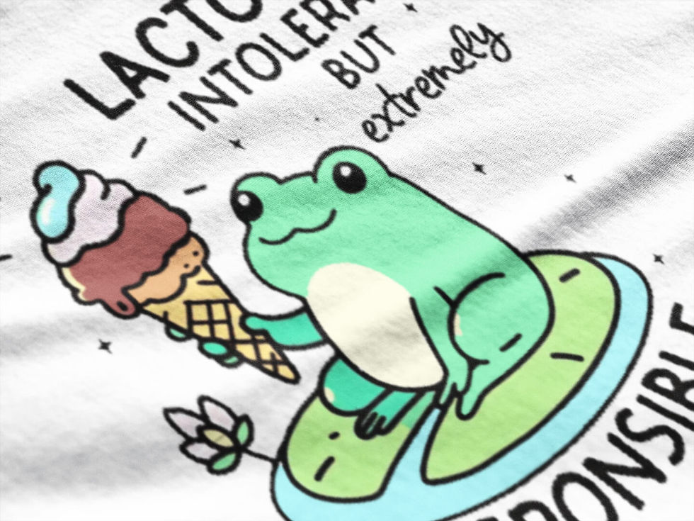 Thumbnail: Lactose Intolerant Short-Sleeved T-Shirt
