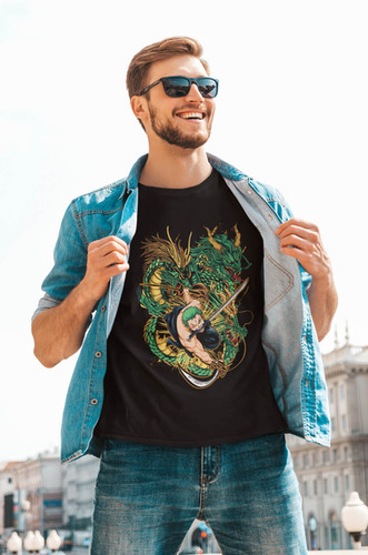 One Piece: Zoro Swordsman Spirit T-Shirt | Fancentric