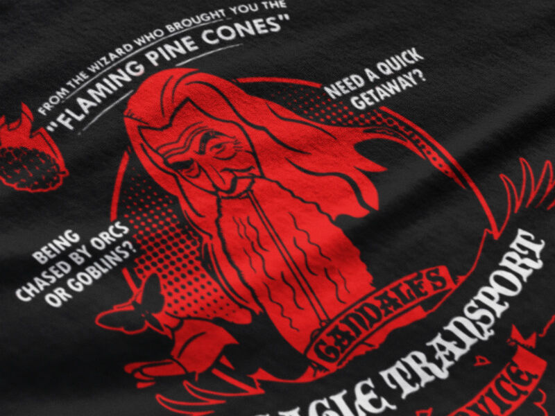 Thumbnail: Lord of the Rings: Gandalfs Transport Service Short-Sleeved T-Shirt
