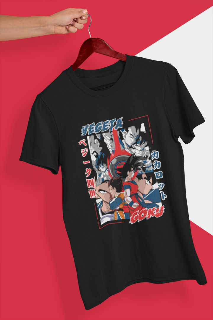 Thumbnail: Dragonball Vegeta - Goku: Heritage Short-Sleeved T-Shirt